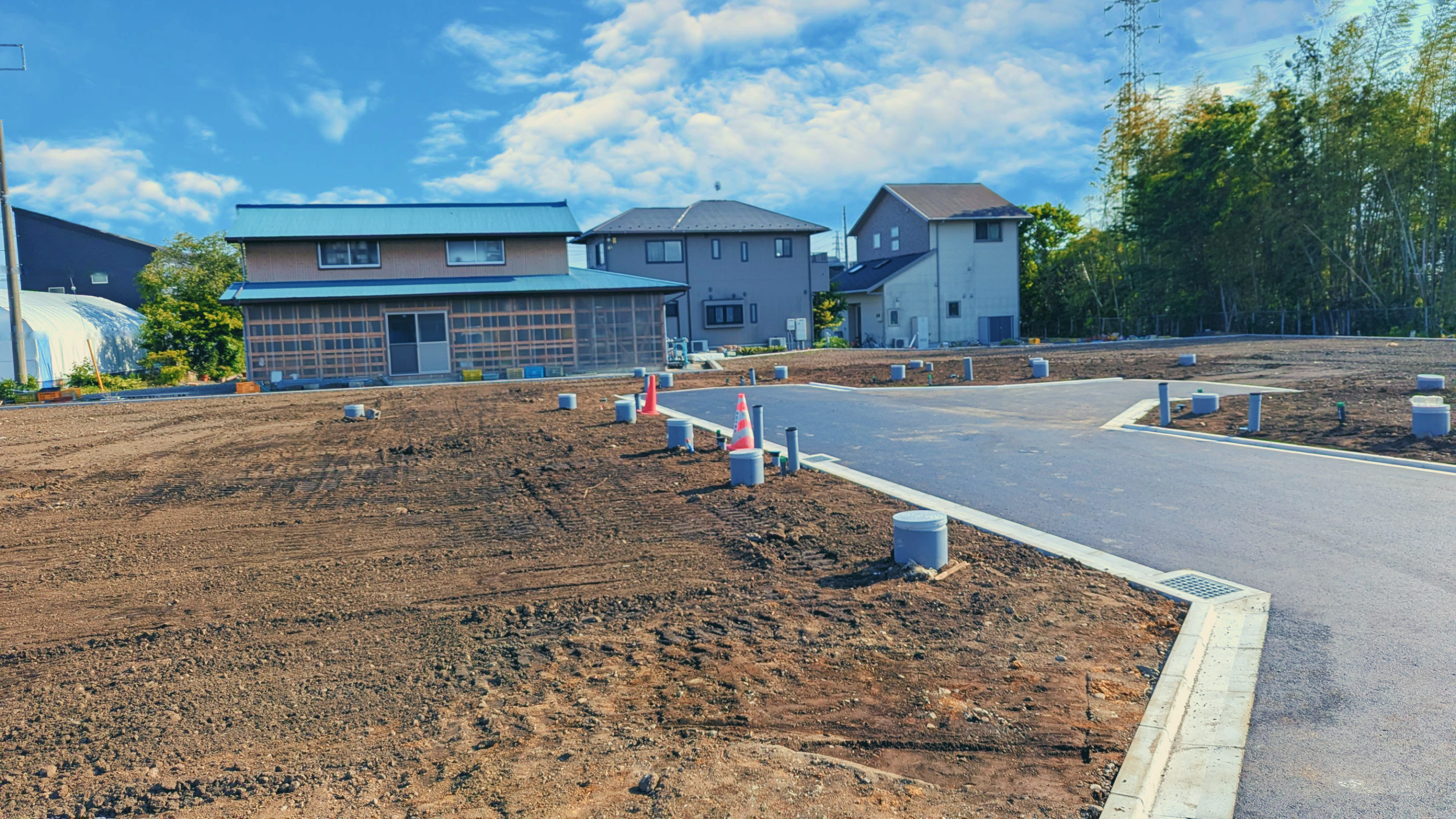 上今泉宅地造成工事